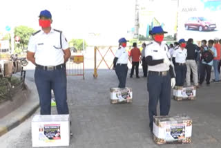 food distributed among trb javan in surat