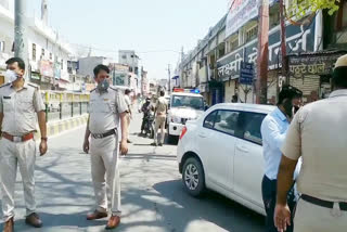 Police administration strict regarding LOCKDOWN in Sonepat