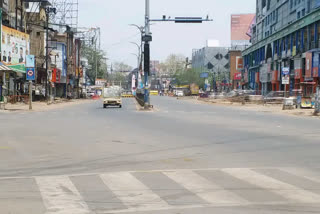 second day of curfew in raipur