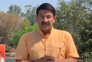 manoj tiwari appeal on bjp foundation day for needy peoples