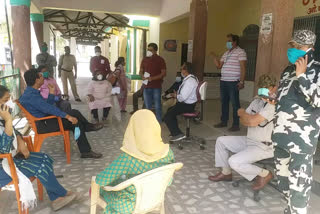 Hazaribag district administration active after getting corona positive patient