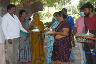 food distribution at ongole