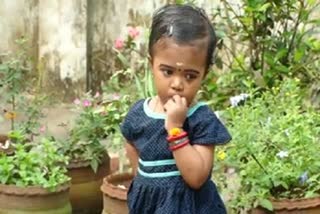 Baby Anvitha leaves for Hyderabad for treatment