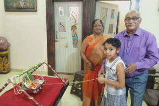 Celebrating Lord Mahavir's birth welfare by staying at homes with joy