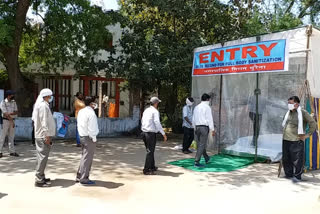 Morena Municipal Corporation has built a full body sanitizer room