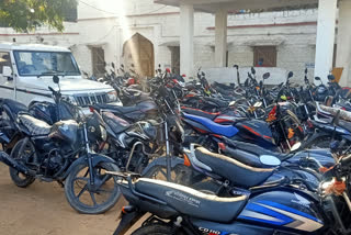 रानीवाड़ा जालोर,  57 वाहन जब्त,  जालोर न्यूज़,  लॉक डाउन अपडेट,  Raniwara Jalore,  57 vehicles seized,  Jalore news,  Lock down update