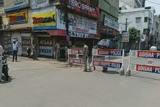 rourkela lockdown,heavy patrolling in town