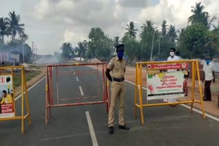 Adirampattinam and Uranipuram areas sealed for corona impact