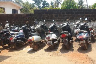 Lockdown violation ... More than 45 bikes seized in bhatkala