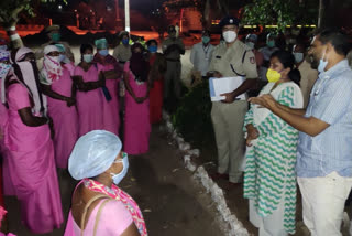 Minister Sasikala Jolle met with Kudachi Asha activists