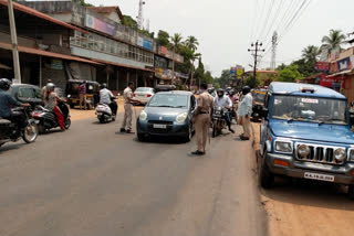 Belthangady police  fined motorists