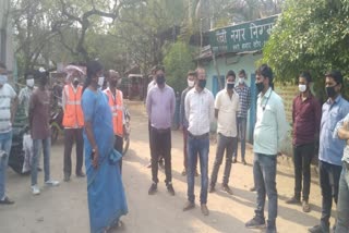 Mayor inspected the store room in ranchi nagar nigam