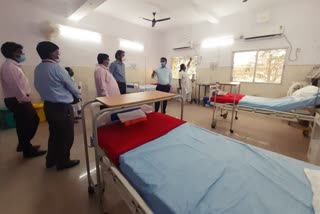 DC inspects Sadar Hospital isolation ward in seraikela