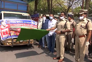 Essential items delivery at home in Kadapa district