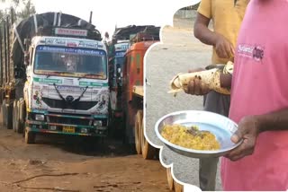 truck-workers-upset-due-to-lockdown-in-raipur