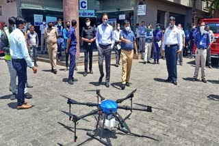 First time in Gujarat, disinfectant to be sprayed in Ahmedabad by drone