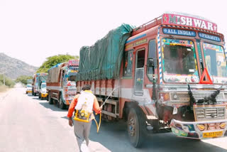 Corona panic: drug spray for vehicles arriving in the district