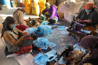 Self help groups are making masks