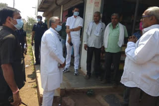 Home minister visits villages gives advice to people