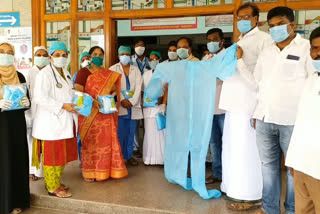 Distribution of PPE kits to doctors