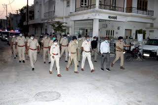 flag march of police in rajkot