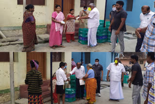 MLA HD Revanna Distributed necessary items