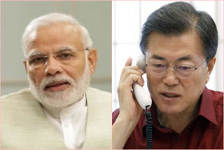 PM Modi, S Korean president discuss ways to tackle COVID-19 pandemic