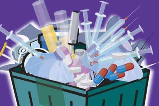 Three-tier arrangement for corona related biomedical waste disposal