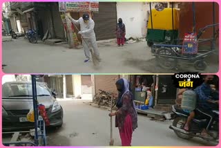 covid-19: Employees are cleaning every day in Delhi