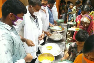 Annadana program at Thadipatri