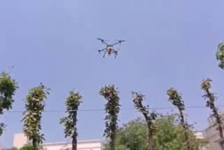 chemicals was sprayed by drones at secundrabad cantonment board in Hyderabad