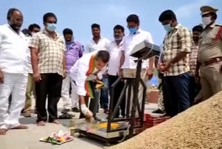 Establishment of Maize Purchase Center in mailavaram