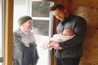 Grandfather Walks 6 Km To See Newborn Granddaughter