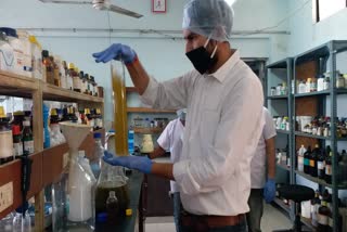 nbri has making 300 liter herbal sanitizer