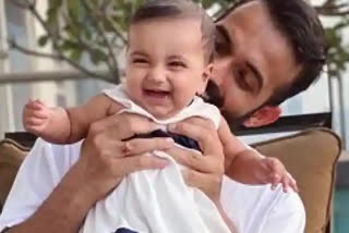 coronavirus ajinkya rahane daughter aarya even know stay home stay safe during lockdown watch cute video