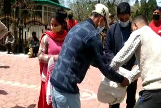 Jatog Cantonment Board helps poor migrants