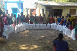 Food grains distribution for 2 months under PTG postman scheme