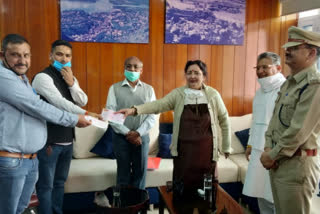 timber association bilapsur donated in pm relief fund