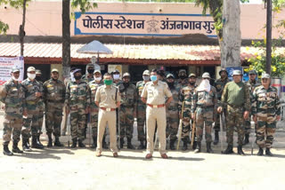 retired-army-men-from-amravati-give-helping-hand-to-local-police-amid-corona-lockdown