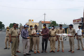 Drone use by Chamarajanagar police