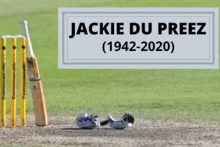 Former South Africa cricketer Jackie du Preez dies at 77