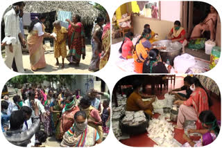 Charities help homeless people in East Godavari