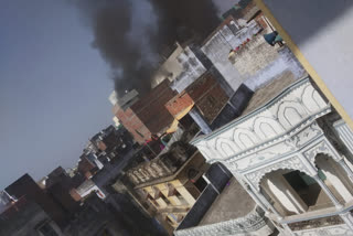 Home fire due to short circuit in varansi