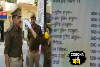 Gautam Buddha Nagar police gives money to deal with the corona virus