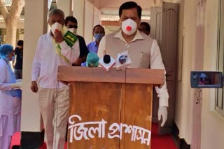 chief minister sarbananda sonowal visited hatsingimari