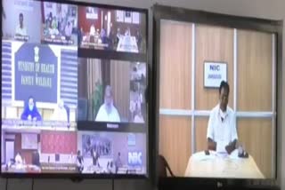 The state health minister has demanded an increase the Financial aid through video conferencing