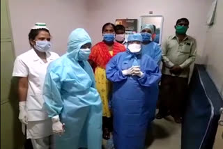 gandhi hospital corona ward nurses release video