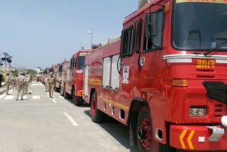 Gautambudh nagar Fire department gets 6 more fire tenders, so far sanitization at 143 places