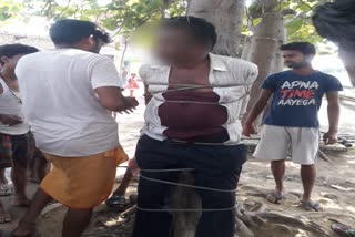Thief beaten in Chandankiyari