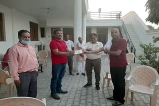 sohna mla donated two months salary